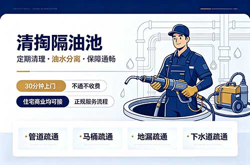 江油清掏隔油池